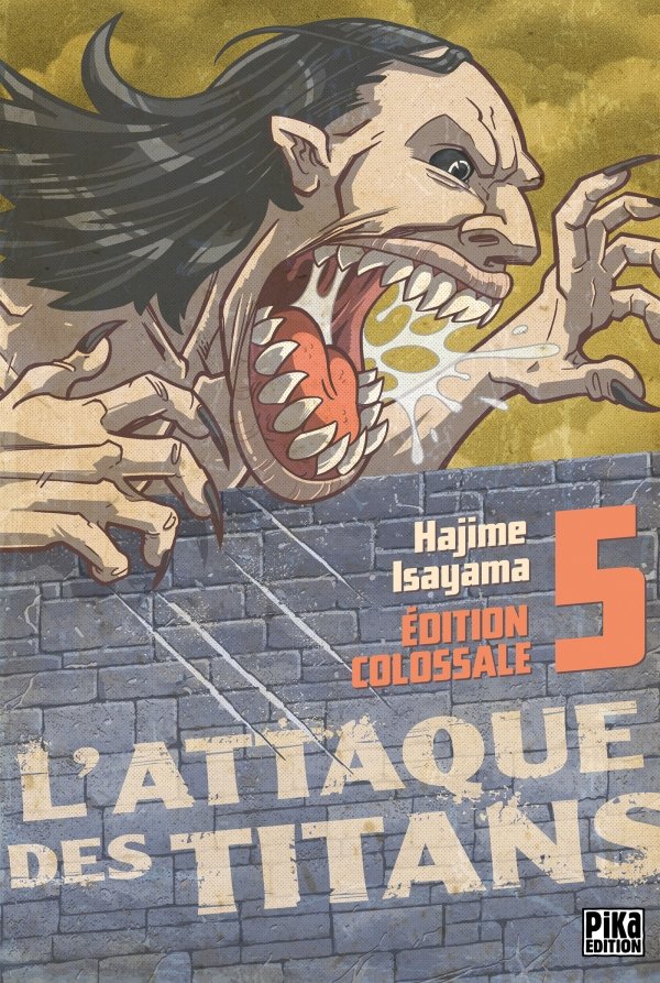 Manga L'Attaque des Titans Edition Colossale Tome 5