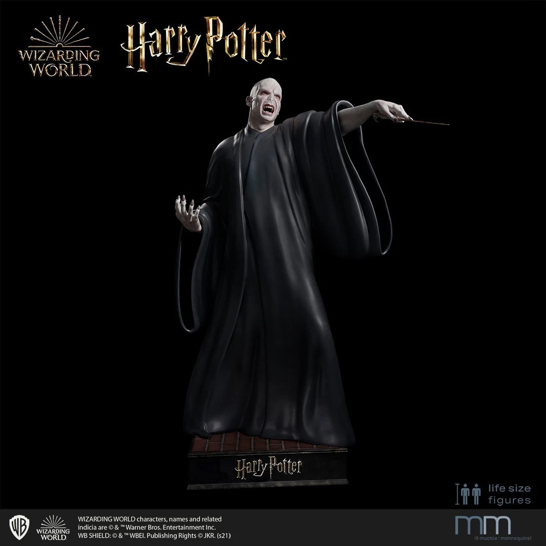 Article Harry Potter Voldemort Statue Life Size 207cm - Harry Potter
