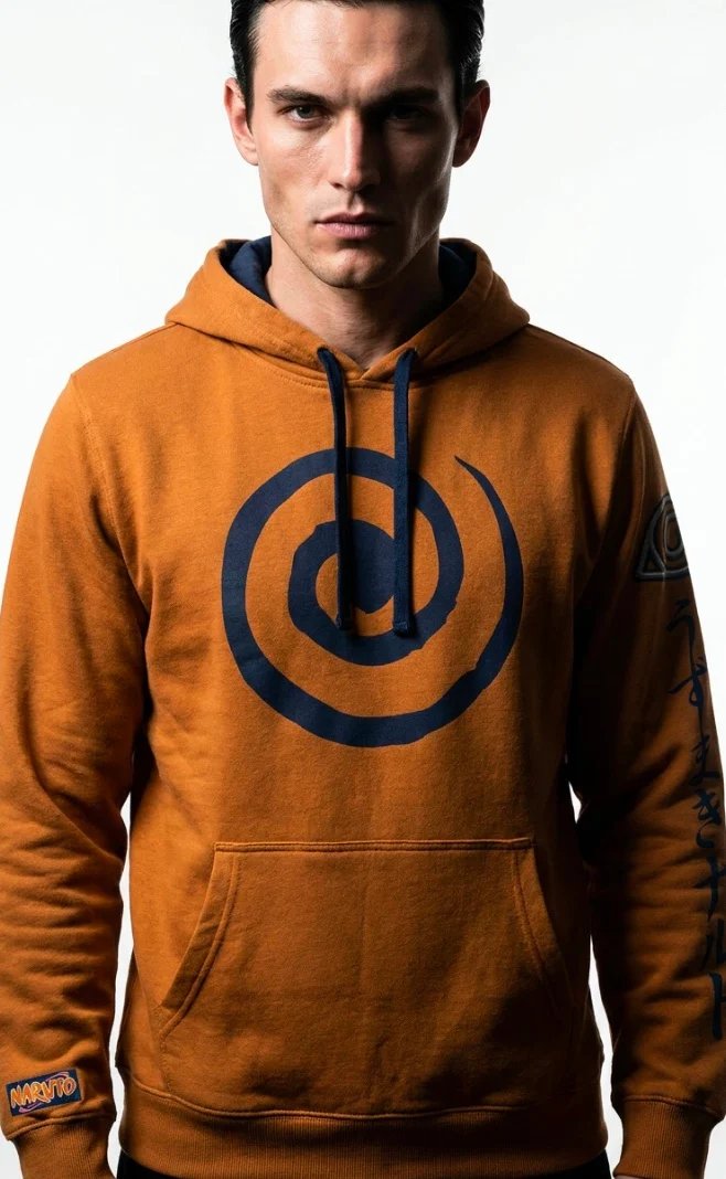 Pull Naruto Symbol Sweat à capuche (L)