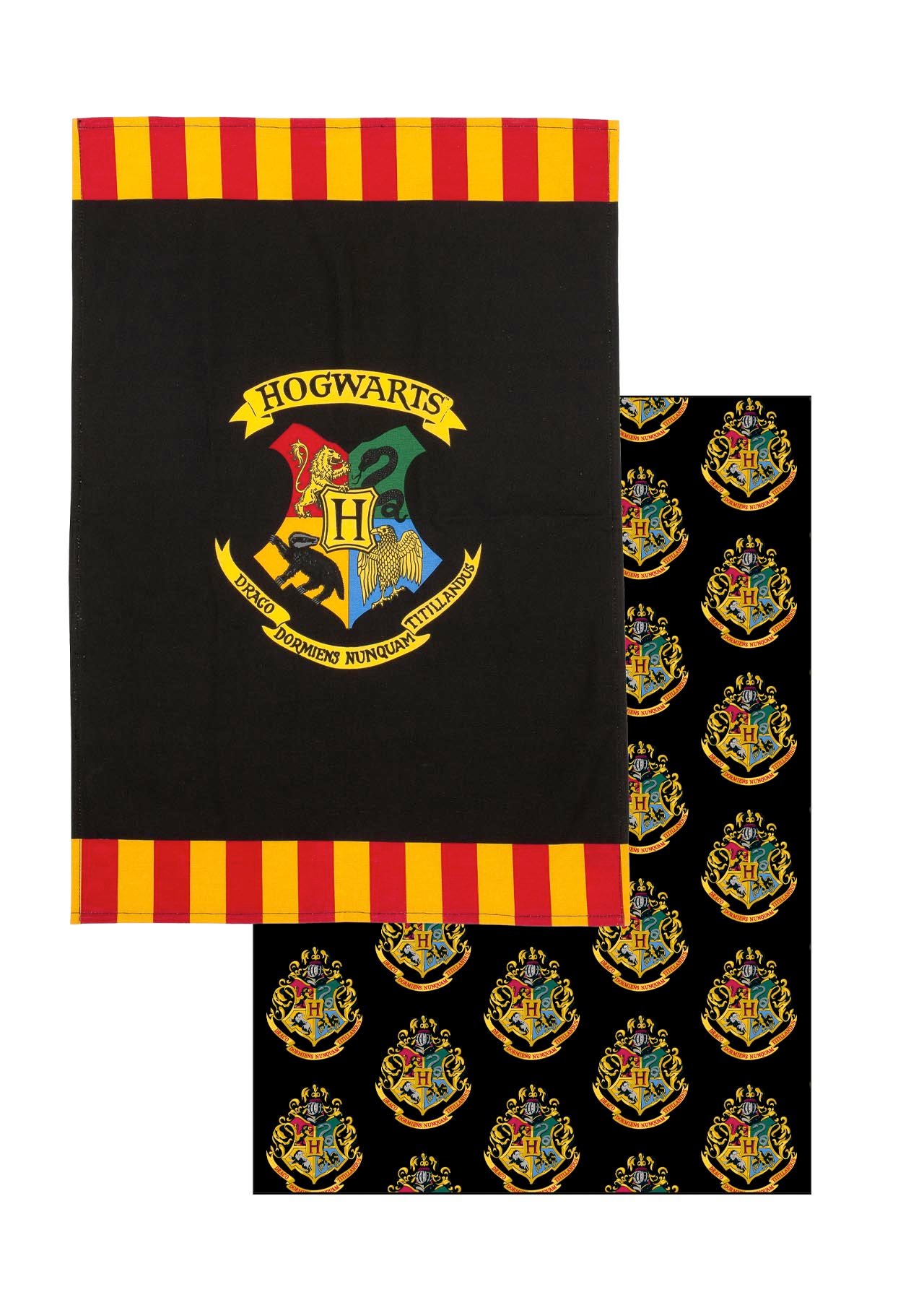 Article de cuisine Harry Potter Poudlard Pack 2 torchons essuies