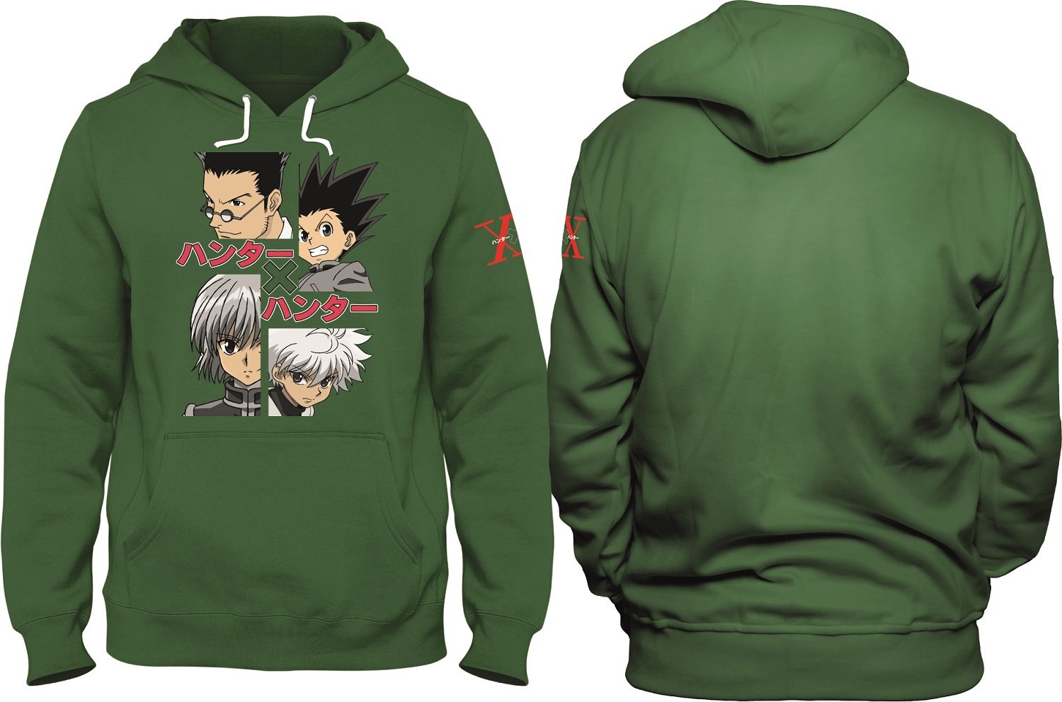 Pull Hunter × Hunter X Green Sweatshirt unisex (M)