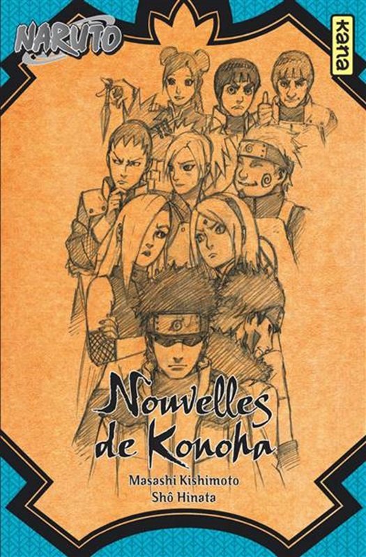 Manga Naruto ROMAN T08 NOUVELLES DE KONOHA