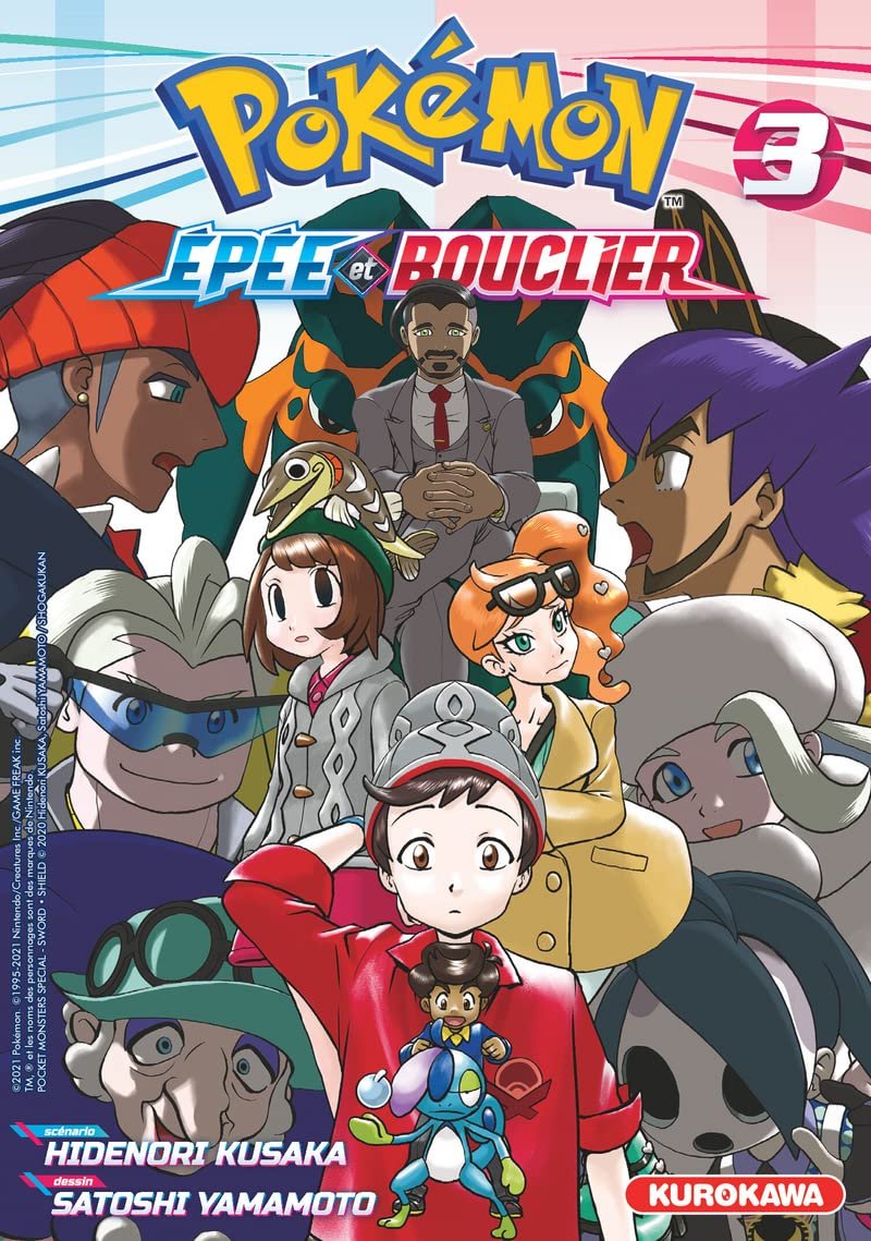 Manga Pokémon EPEE ET BOUCLIER Tome 3