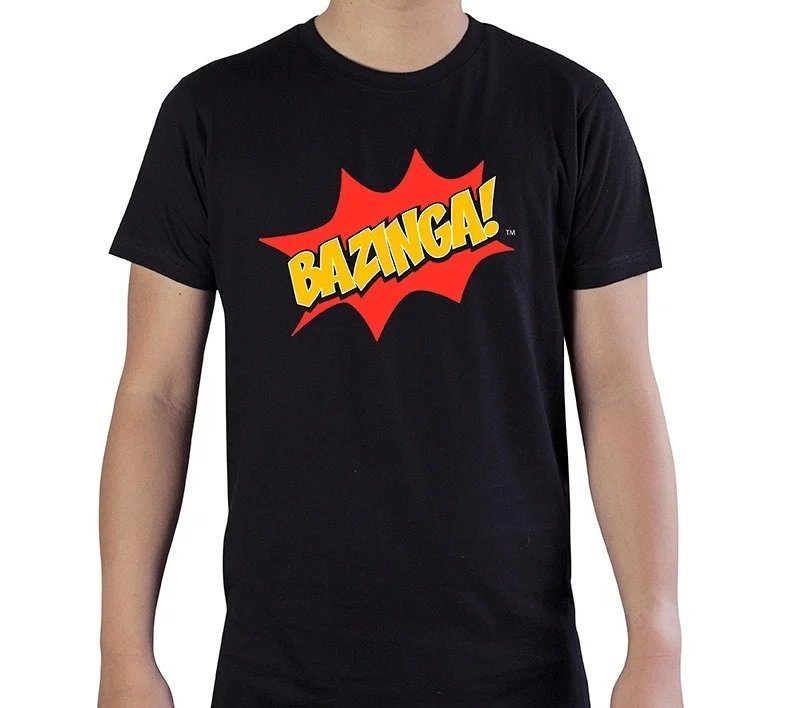 T-shirt Big Bang Theory Bazinga T Shirt Homme (S)