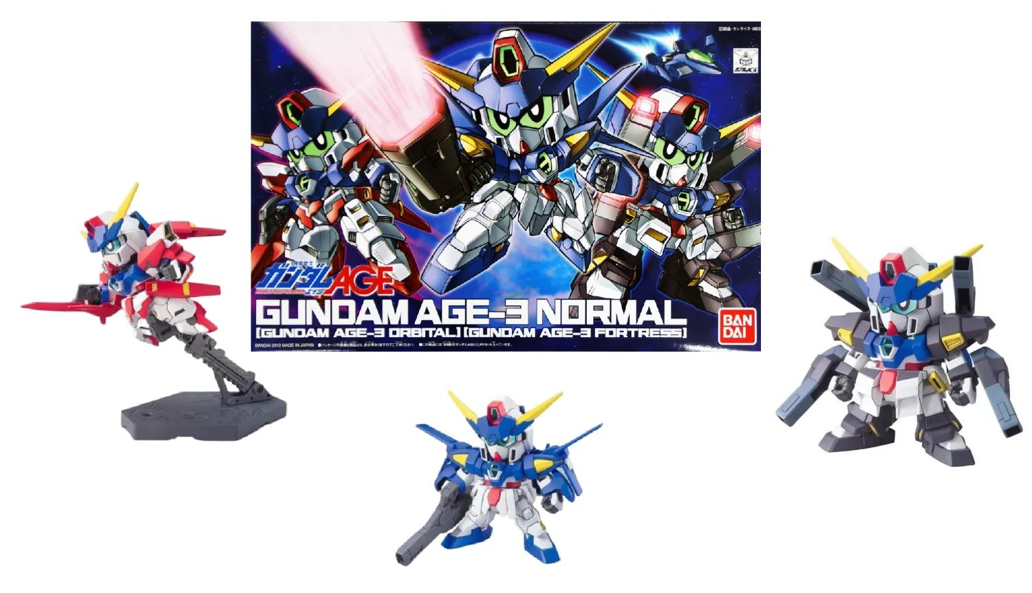 Maquette Gundam SD BB Senshi Age 3 Model Kit