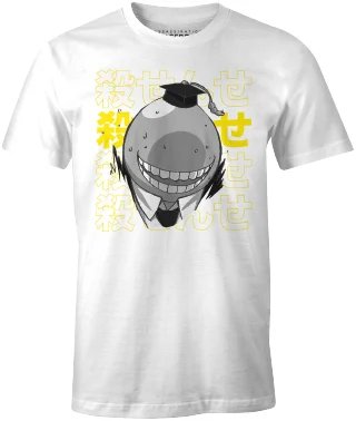 T-shirt Assassination Classroom Koro Smile T shirt homme (XXL)
