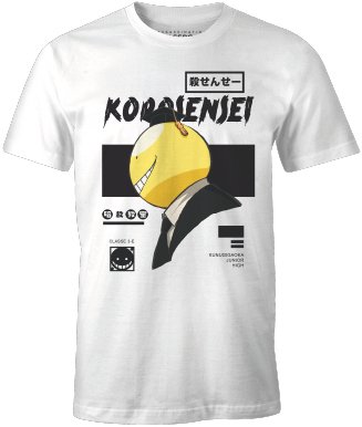 T-shirt Assassination Classroom Koro Sensei T shirt homme (M)
