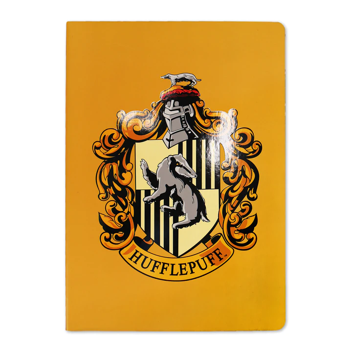 Papeterie Harry Potter Poufsouffle Cahier A5