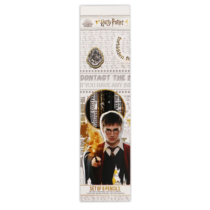 Papeterie Harry Potter Dobby Set de 6 crayons