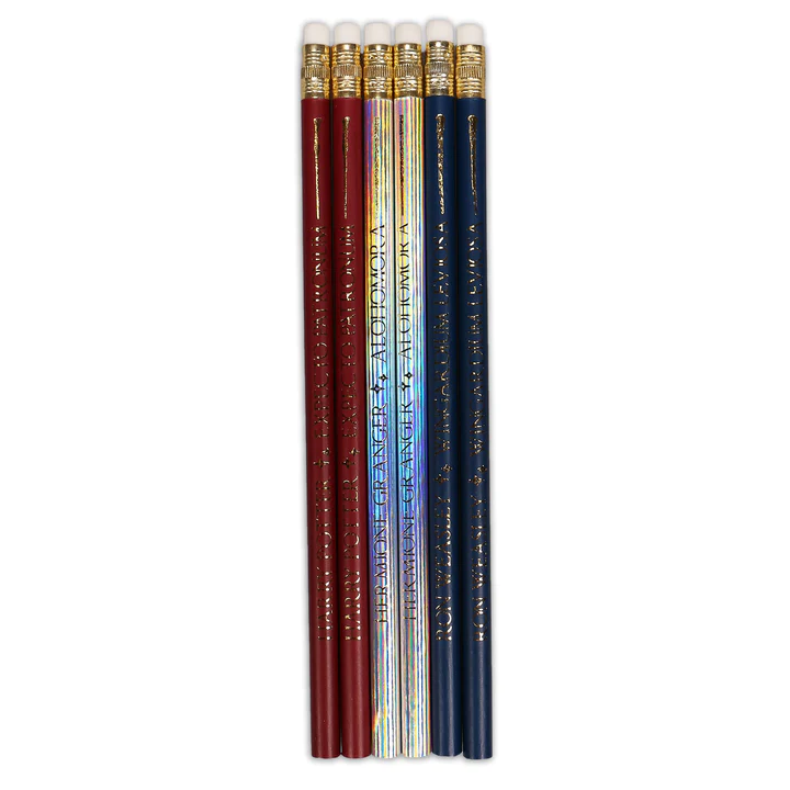 Papeterie Harry Potter Baguettes Set de 6 crayons