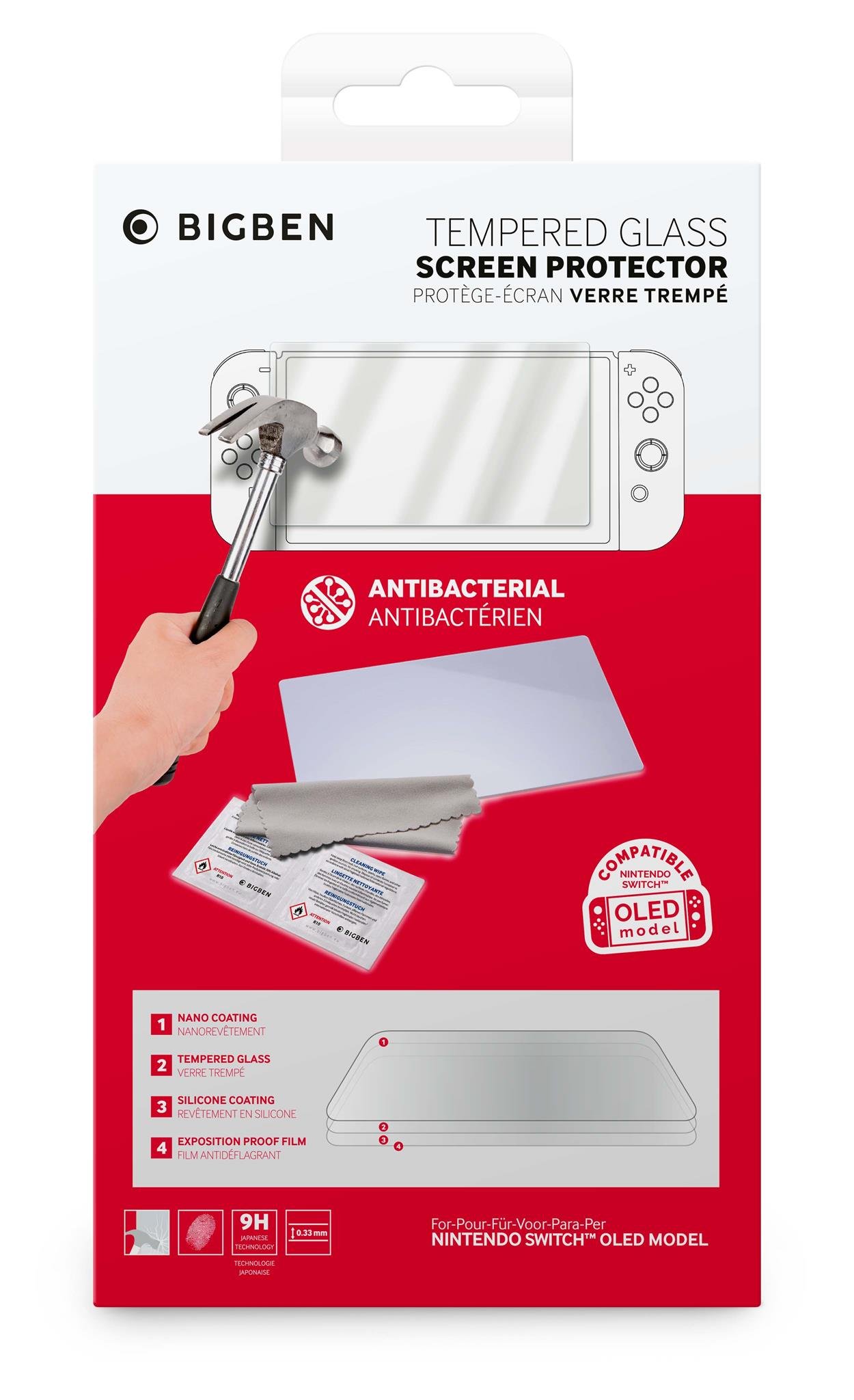 Article Nintendo Screen Protection Kit Tempered for Switch Oled
