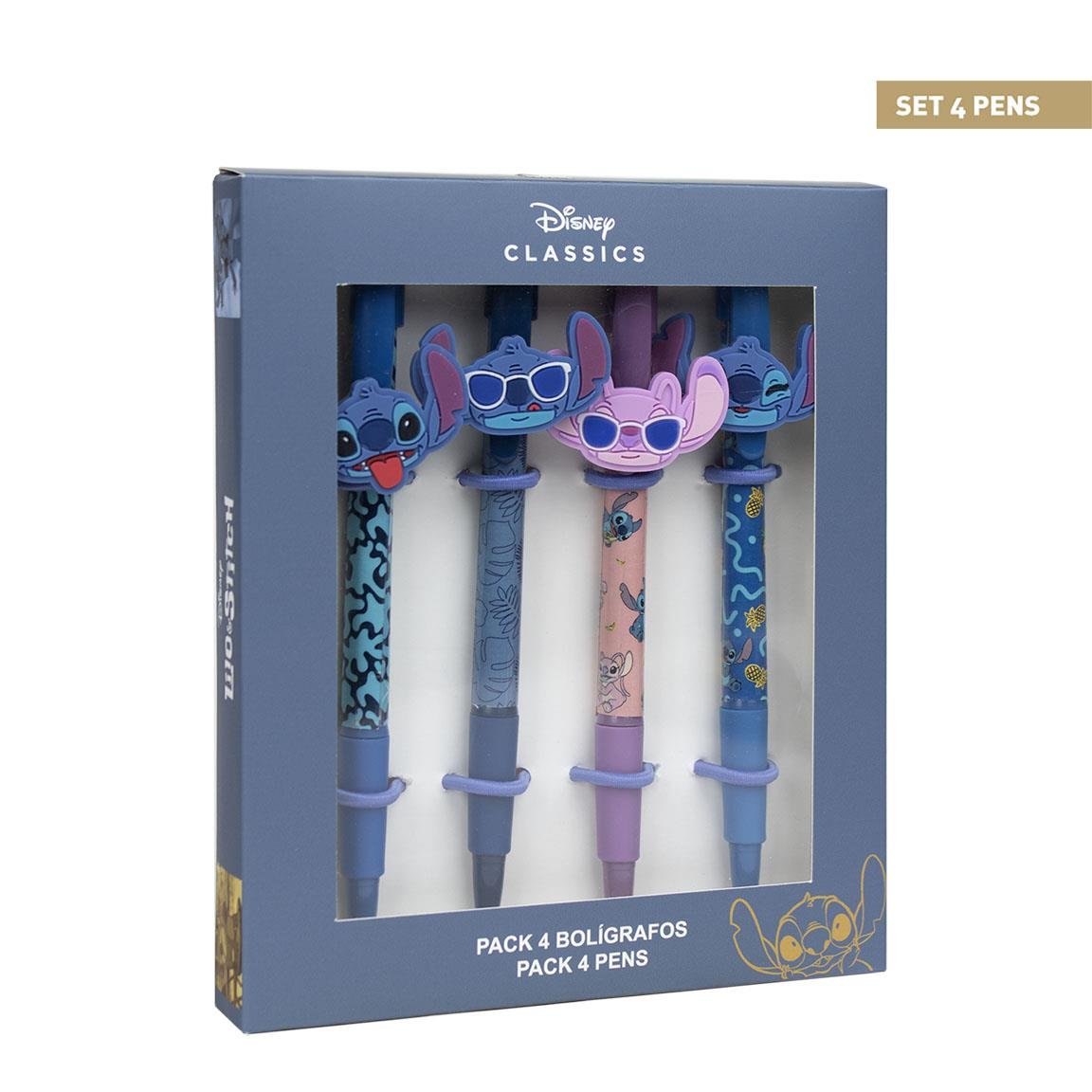 DISNEY - STITCH Lot de 4x s Topper - Papeterie