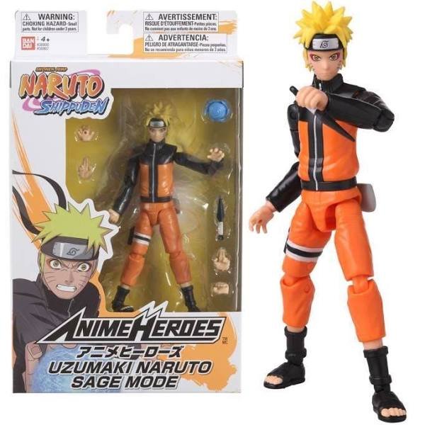 NARUTO - Uzumaki Sage Mode Anime Heroes - Figurine 17 cm