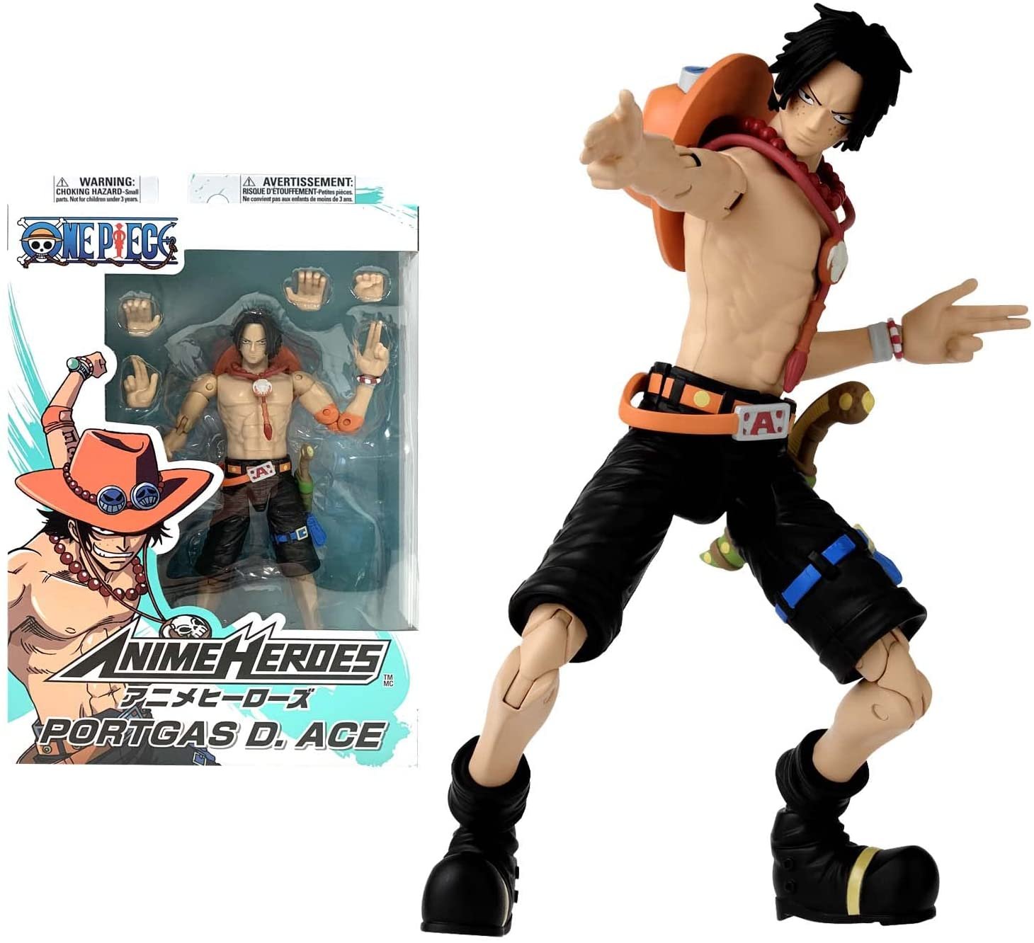 Figurine One Piece Portgas D.Ace Anime Heroes 17cm