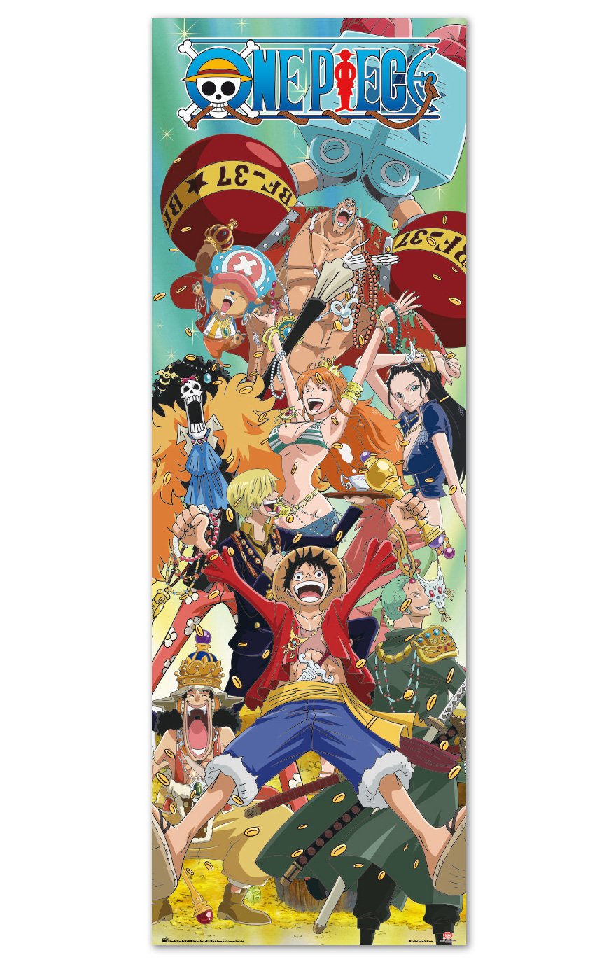 Poster One Piece de porte 53x158 cm