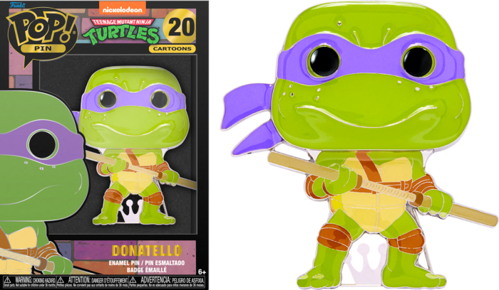 Pin Tortue Ninja TEENAGE MUTANT TURTLES Pop Large Enamel N° 20 Donatello