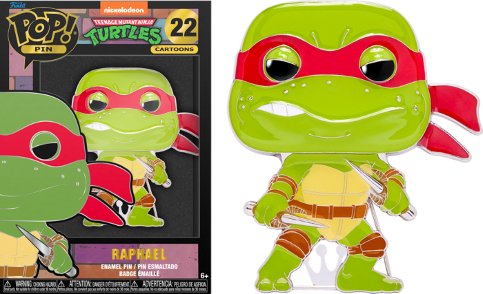 Pin Tortue Ninja TEENAGE MUTANT TURTLES Pop Large Enamel N° 22 Raphael