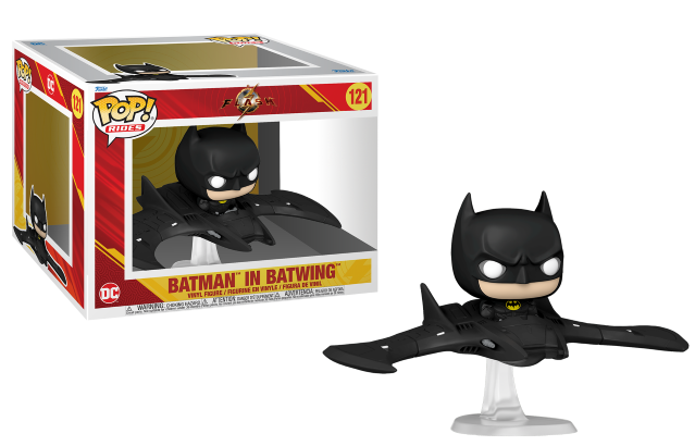 Pop DC Comics FLASH MOVIE Ride Super DLX N° 121 Batman dans la Batwing - Flash