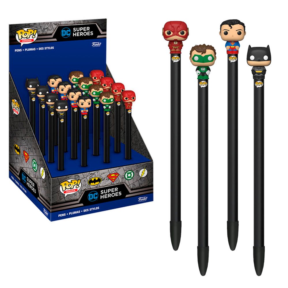 Papeterie DC Comics Présentoir s à Bille Funko POP (Boite 16 Pcs) - Papeterie
