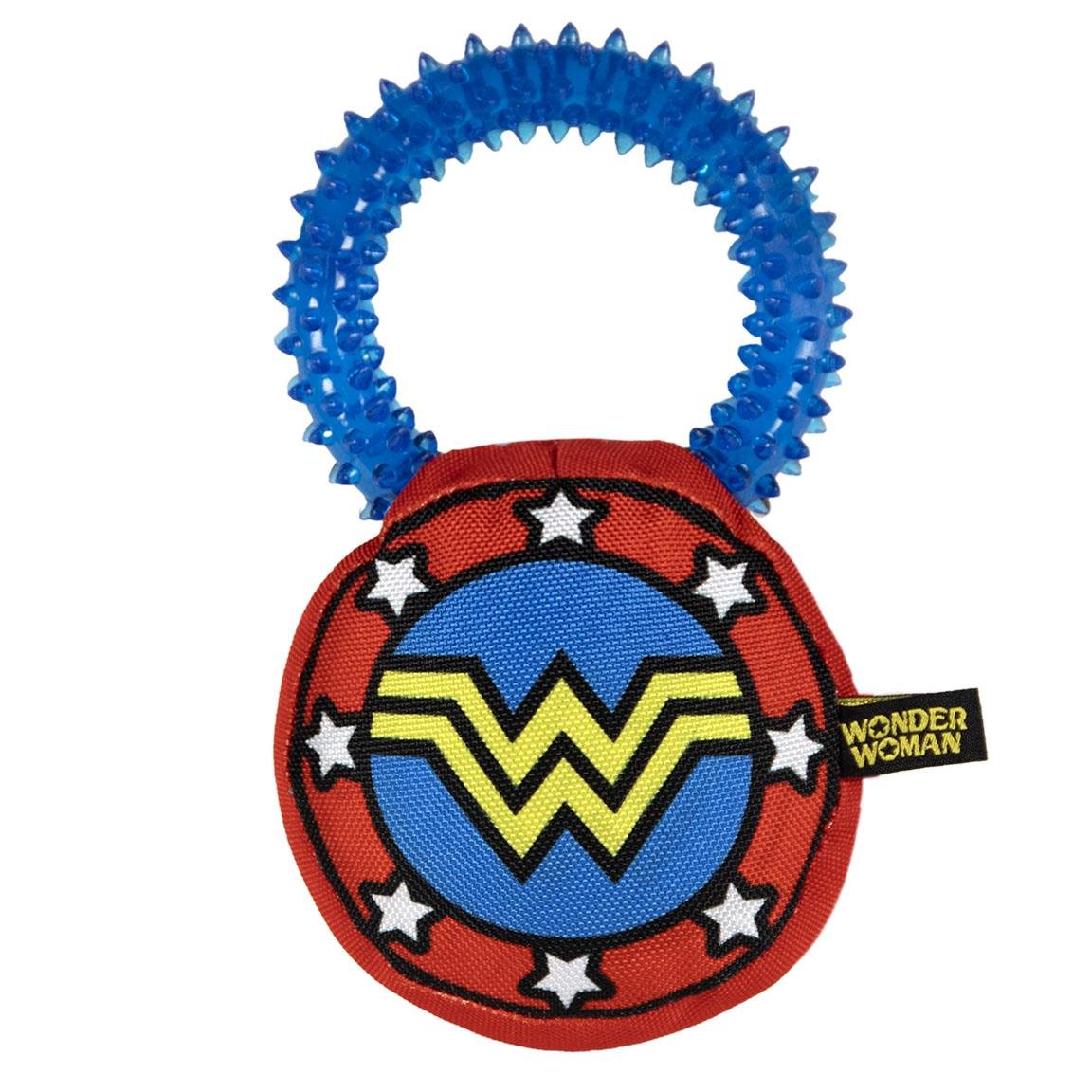 Article DC Comics WONDER WOMAN Jouet Anneau de Dentition pour Chien