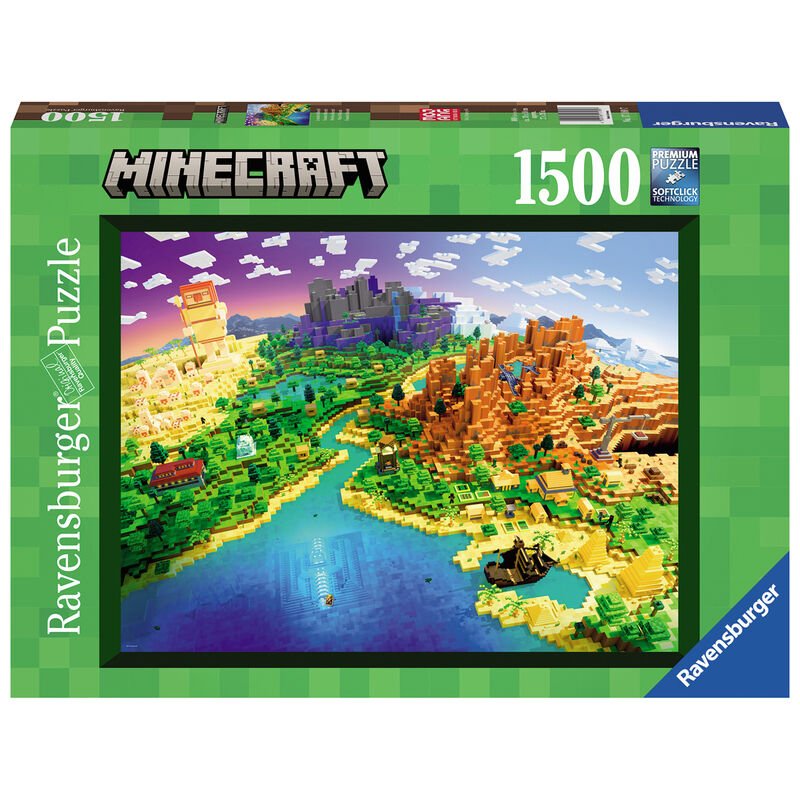 Puzzle Minecraft 1500P Le monde de
