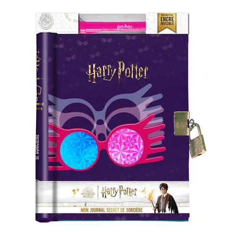 Papeterie Harry Potter Mon journal secret LUNA (avec encre invisible)