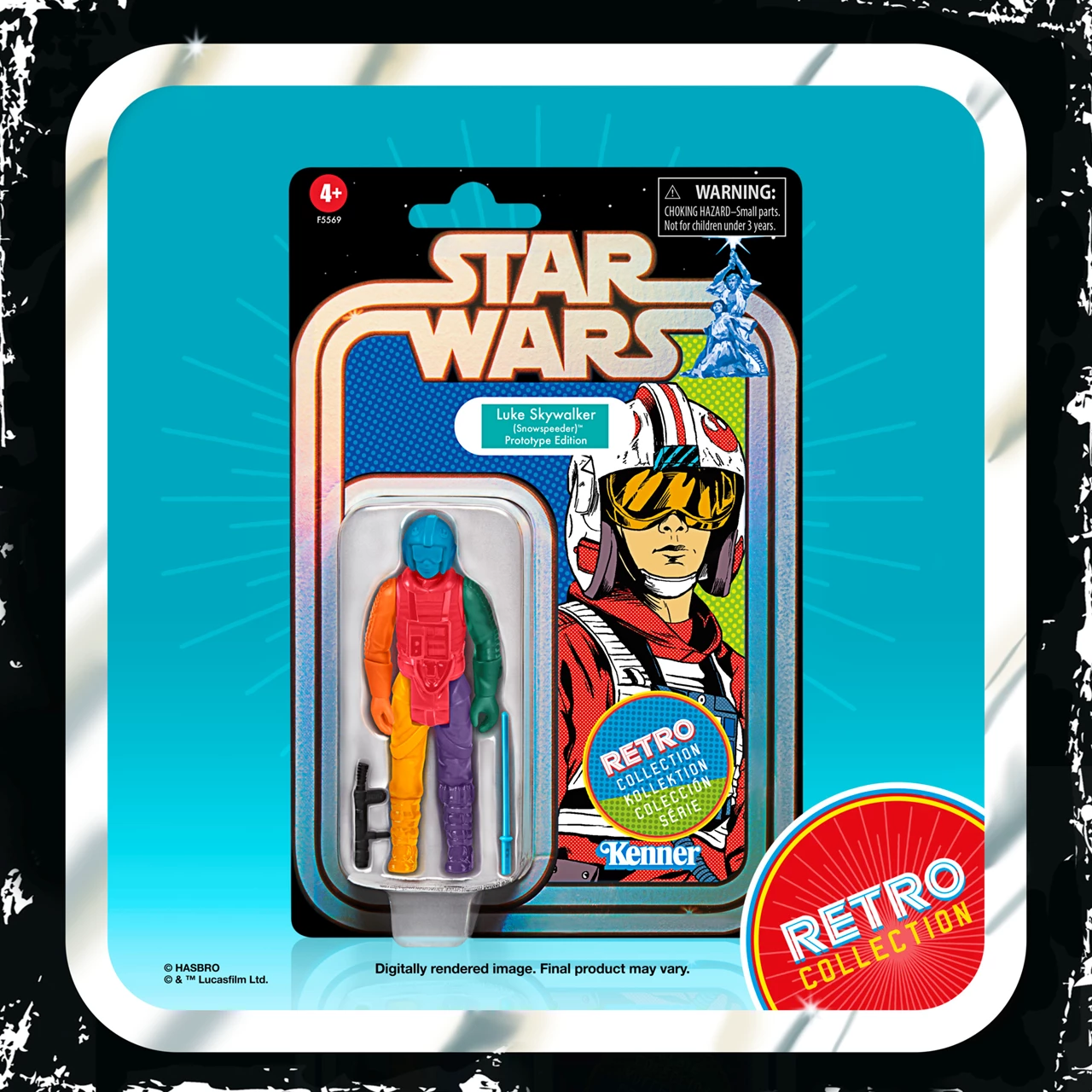 STAR WARS - Luke Skywalker "Snowspeeder" Retro Coll - Figurine 10 cm