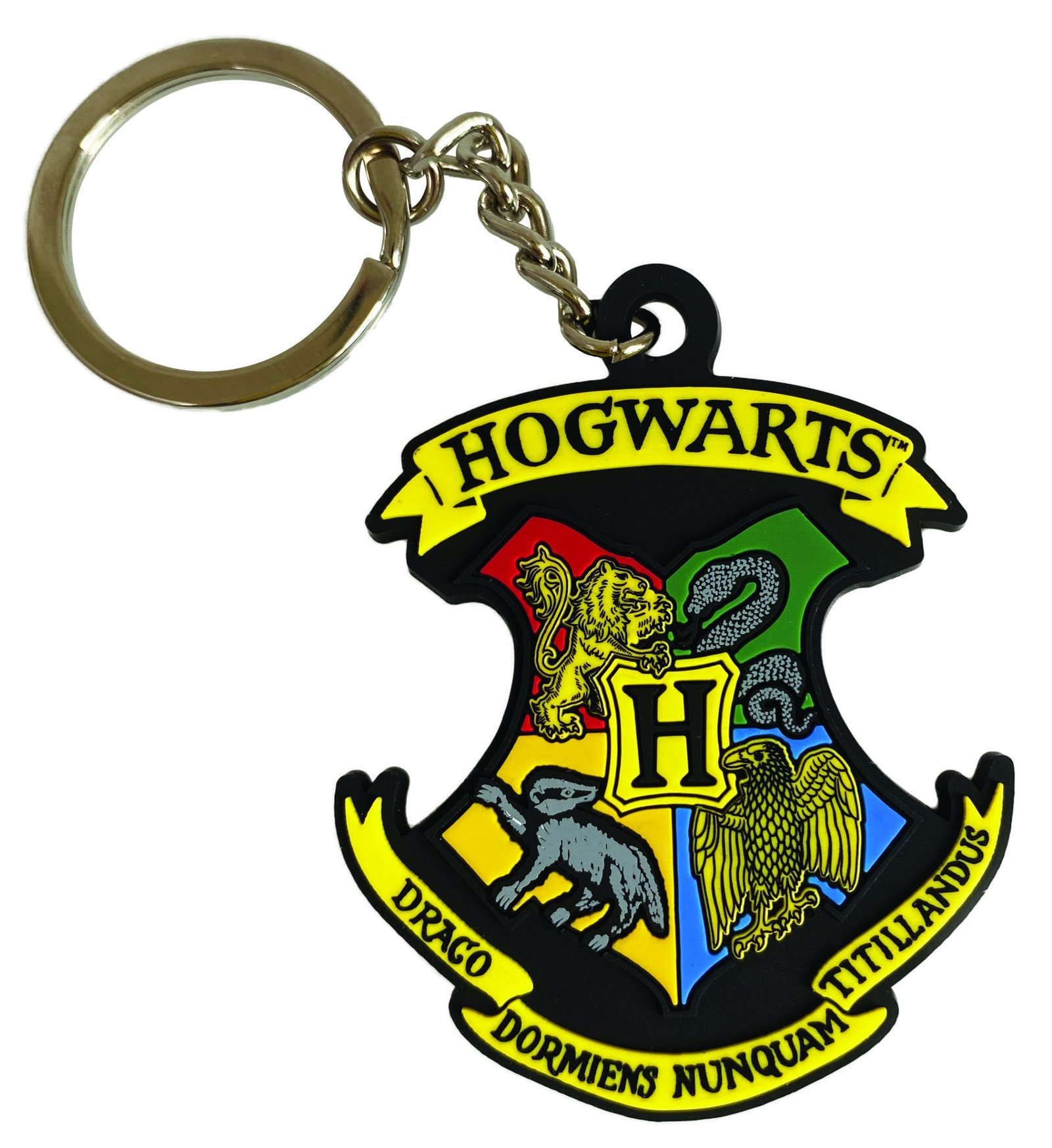 Porte-clés Harry Potter Hogwarts Porte clés Caoutchouc