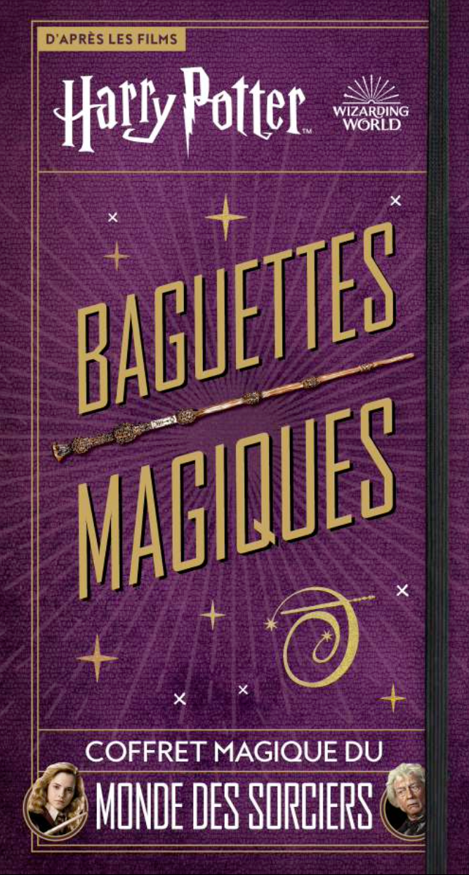 Livre Harry Potter BAGUETTES MAGIQUES Coffret magique