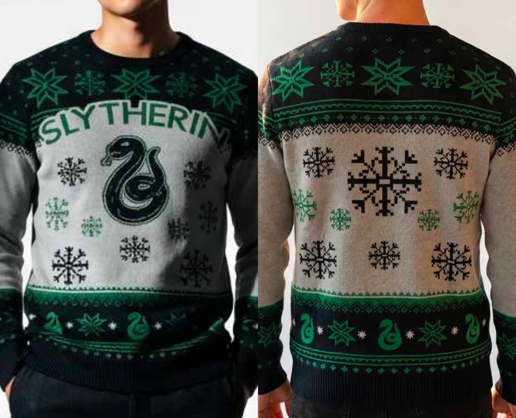 Pull Harry Potter Serpentard de Noël Homme (XXL)