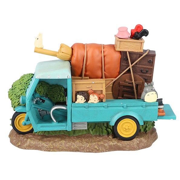 Figurine Ghibli MON VOISIN TOTORO Triporteur Diorama 16cm - Mon Voisin Totoro