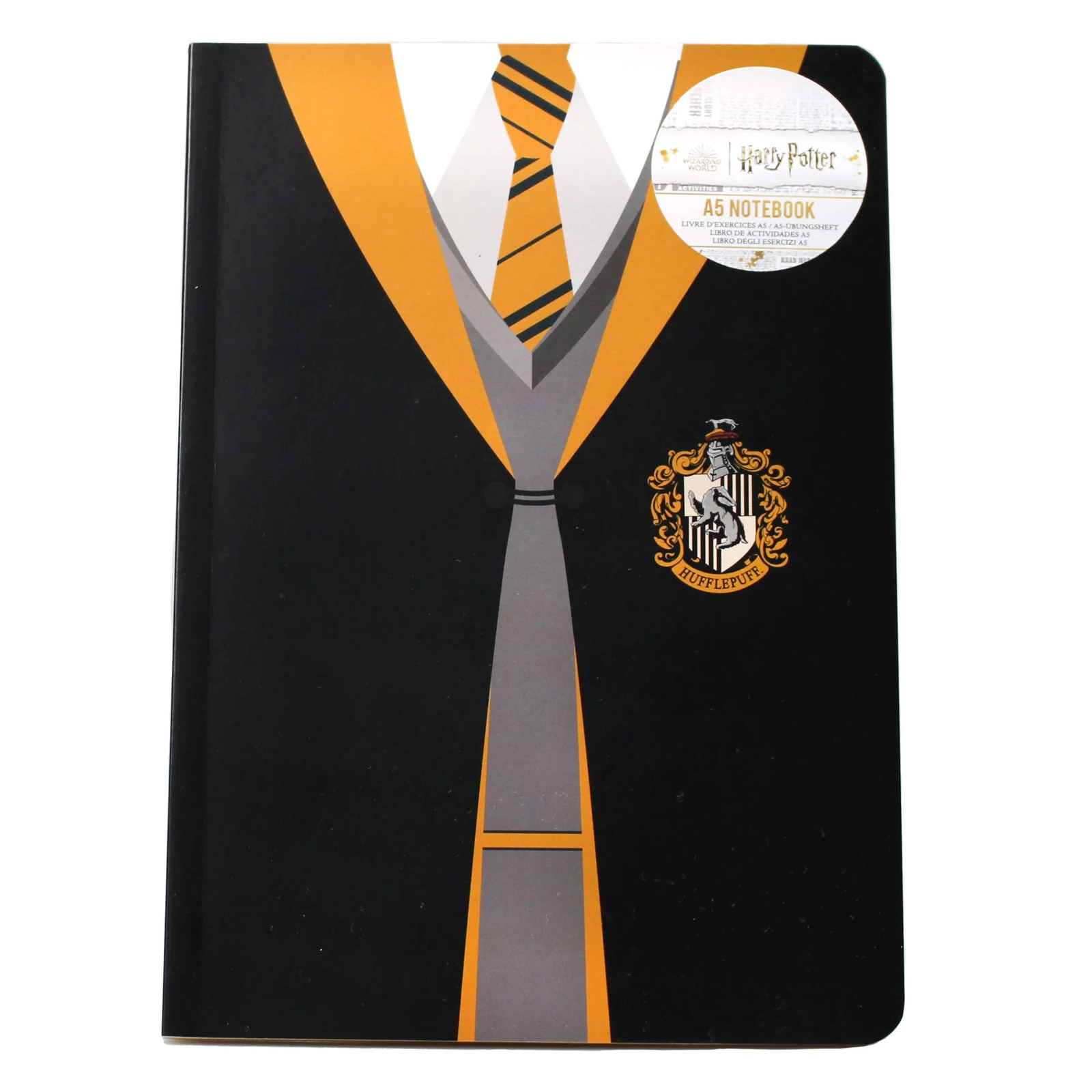 HARRY POTTER - Uniforme Poufsouffle Cahier A5 - Papeterie