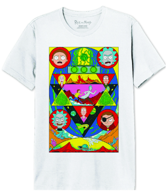 T-shirt Rick and Morty ET Land T Shirt Homme (XXL)