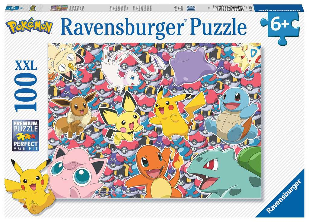 Puzzle Pokémon 100P XXL Pret pour la Bataille