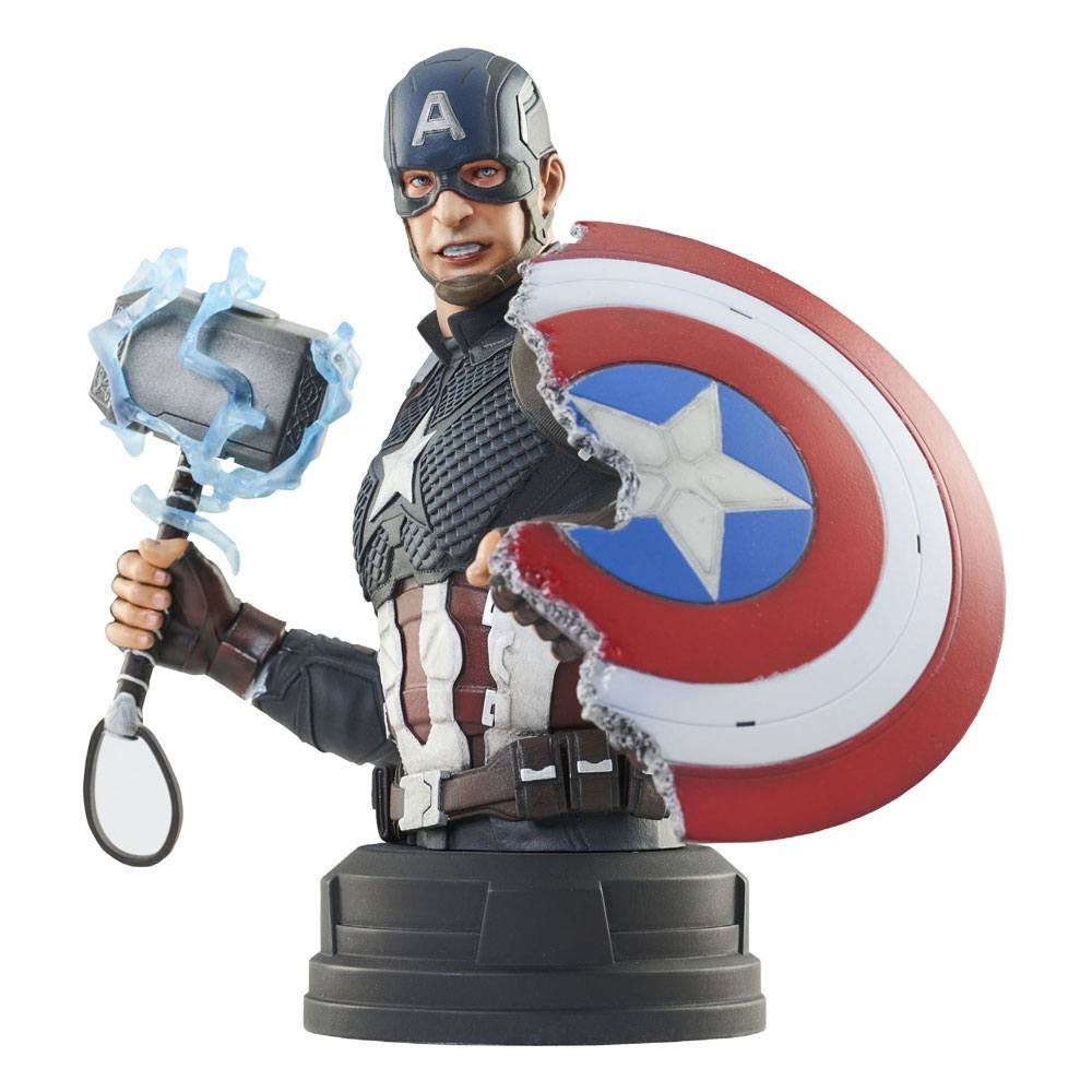 Figurine Marvel AVENGERS ENDGAME Captain America Buste 15cm - Avengers