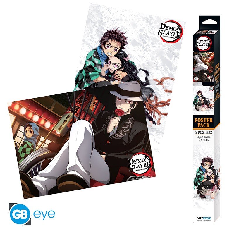 Poster Demon Slayer Series 3 Set de 2 s '52x38'