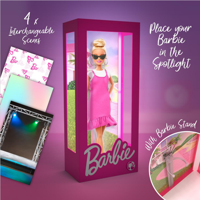 Article Barbie Boite Display avec Lampe