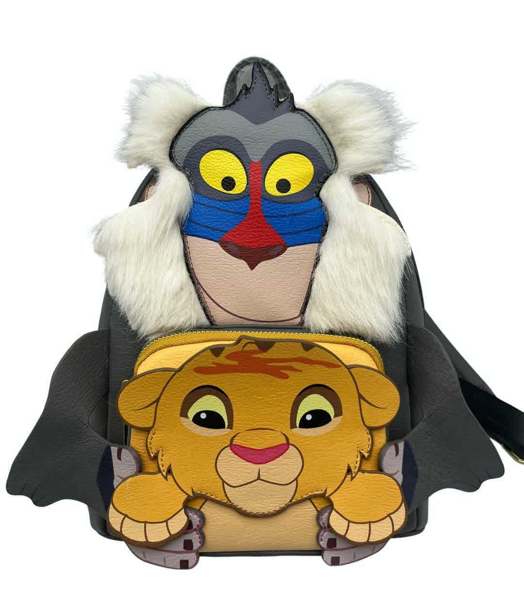 Sac Disney LE ROI LION Simba et Rafiki Mini à Dos LoungeFly - Le roi lion