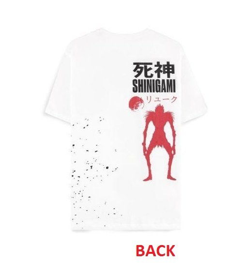 T-shirt Death Note Shinigami Apple Splash T Shirt Homme (XS)