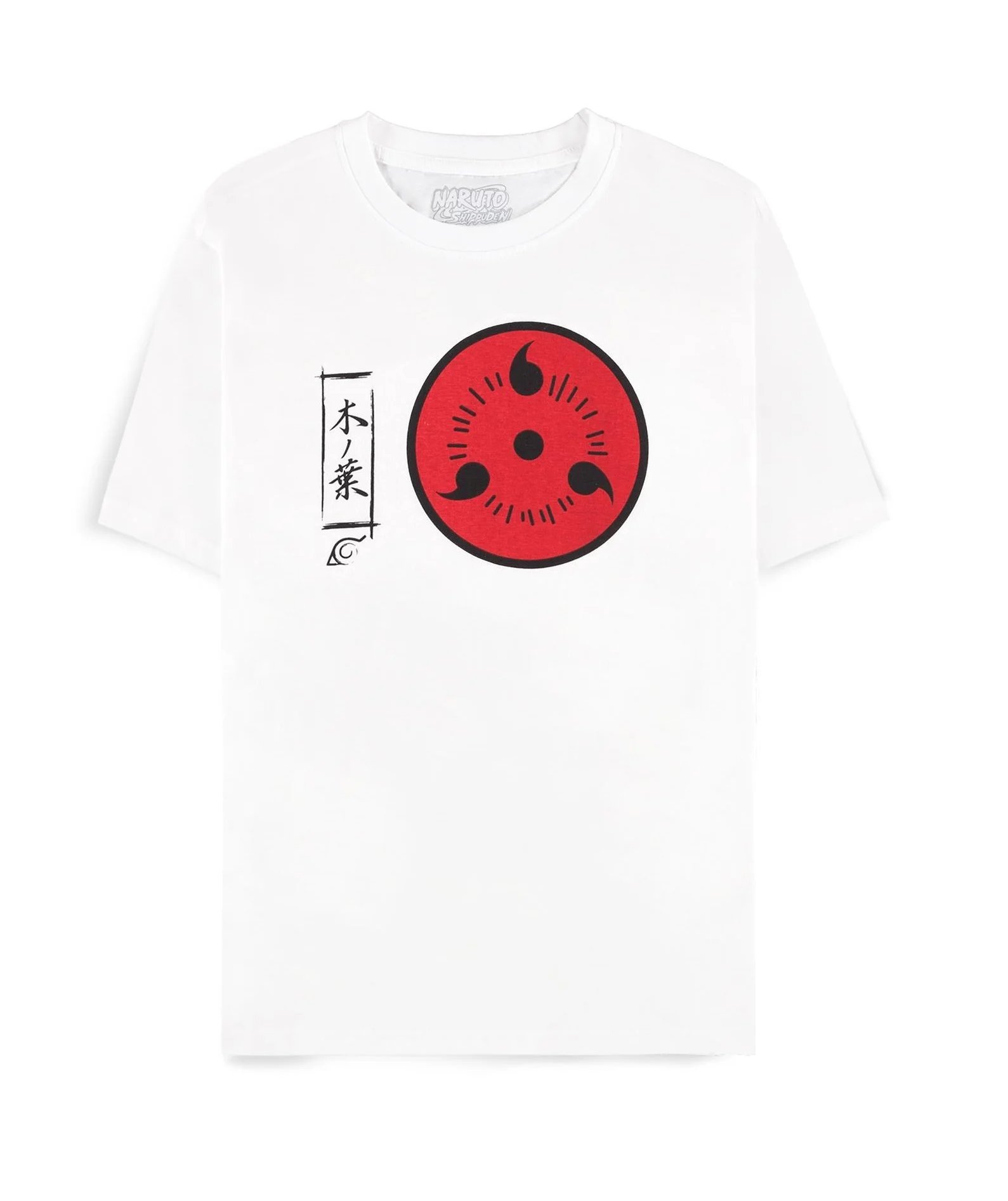 T-shirt Naruto Shippuden Sasuke Symbol T shirt Femme (XL)