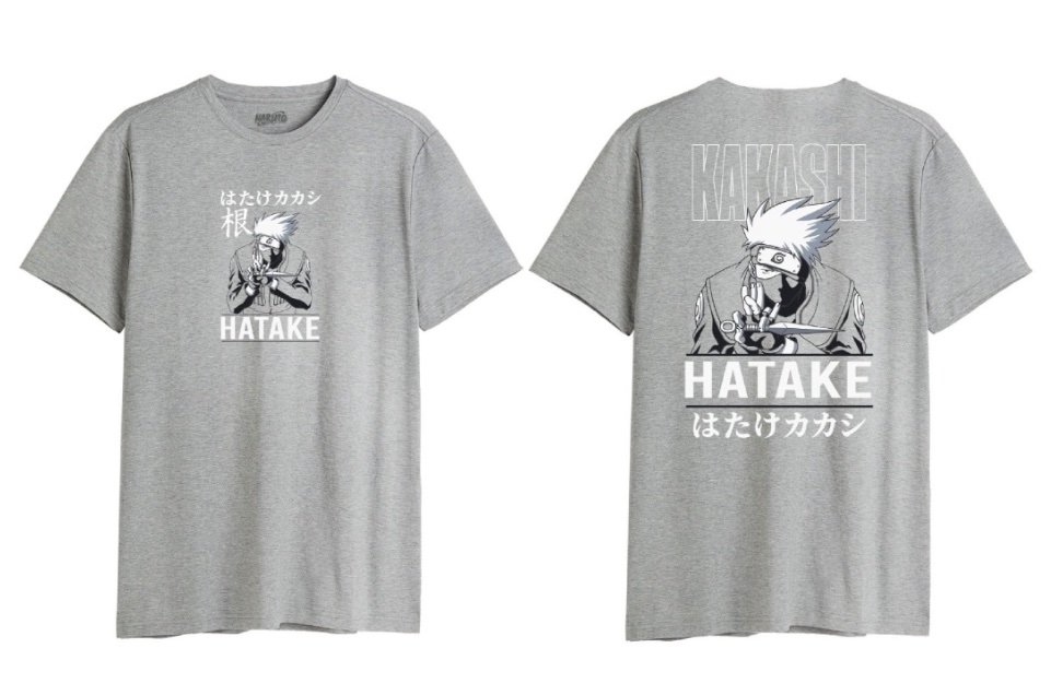T-shirt Naruto Kakashi Hatake T Shirt Homme (XXL)