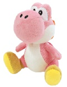 Peluche Nintendo SUPER MARIO Yoshi Rose 20cm
