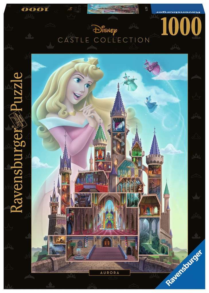 Puzzle Disney CASTLE La Belle au Bois Dormant 1000pcs - La belle au bois dormant