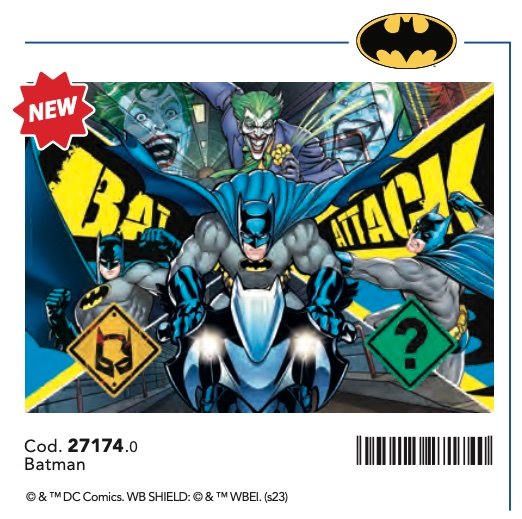 Puzzle DC Comics Batman sur moto 104P