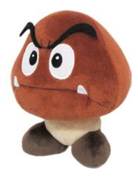 Peluche Nintendo SUPER MARIO Goomba 14cm