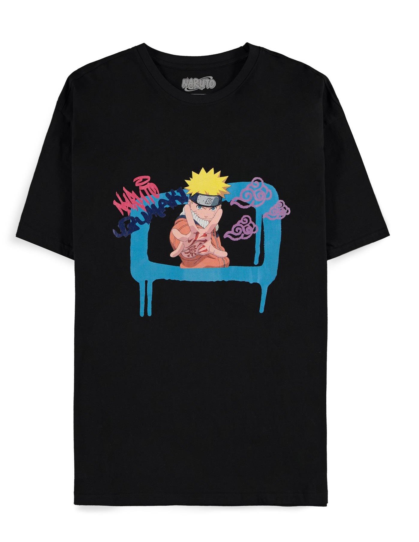 T-shirt Naruto Graffiti Square T shirt Homme (XXL)