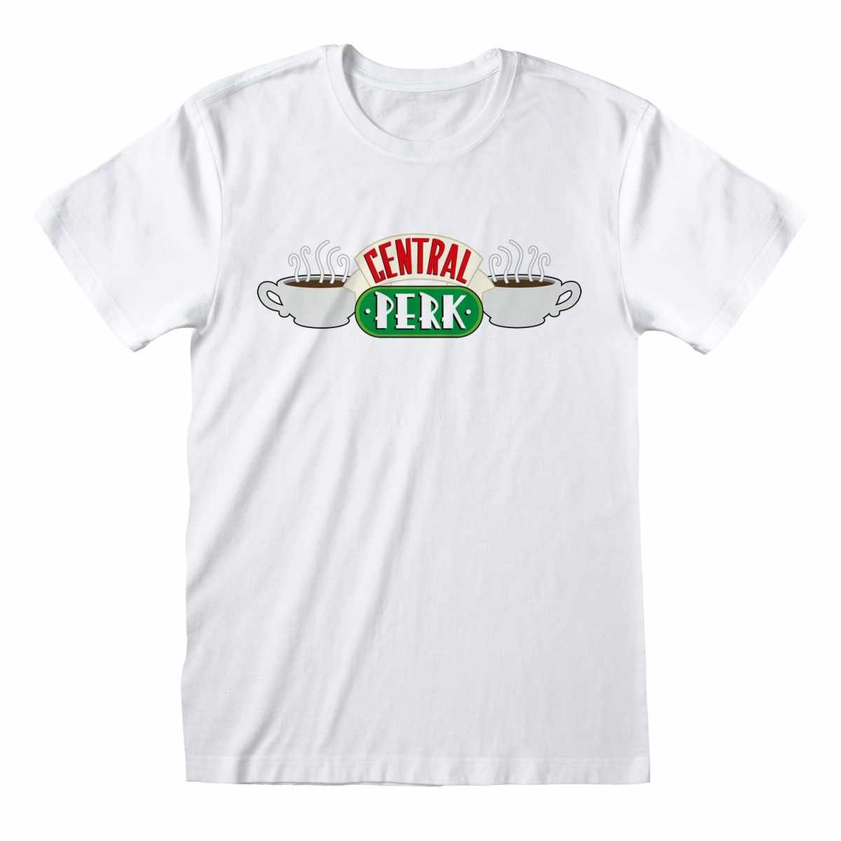 T-shirt Friends Central Perk "Blanc" T Shirt Homme (XL)