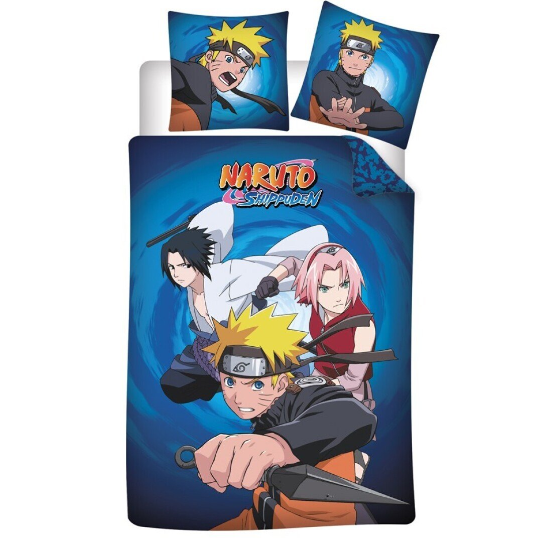 Literie Naruto SHIPPUDEN Parure de lit 140x200cm '100% Flanelle'