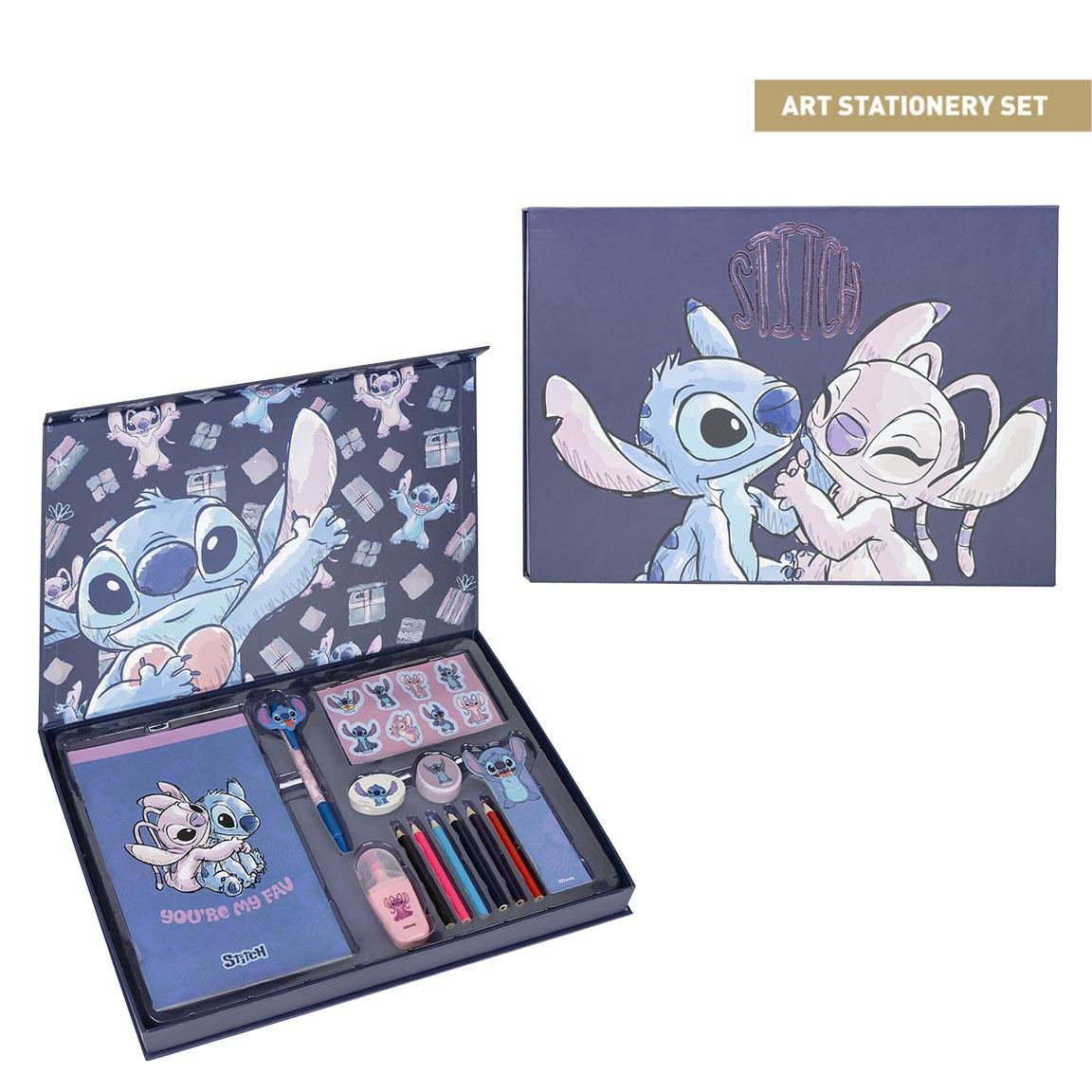 Papeterie Disney STITCH ANGEL Boîte de 12 pc.