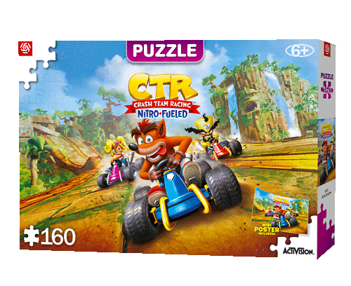 Puzzle Crash Bandicoot TEAM RACING Nitro Fueled 160P